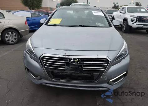 2016 Hyundai Sonata Hybrid Limited из США, поврежденный, VIN KMHE34L16GA012663